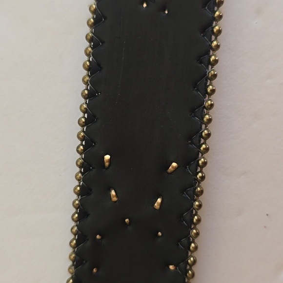 Womens Multi-Color Vintage Gem Belt Gold Buckle Sz.Medium/LARGE main image 4